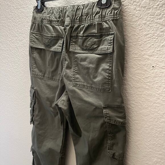 Hollister Y2K Cargo Jogger Pants Olive Green Women XS Epic Flex Grunge Utility - Picture 9 of 10